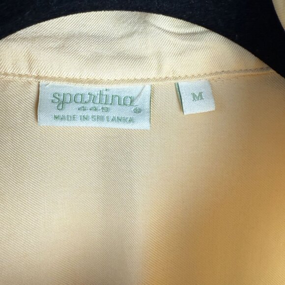 Spartina 449 Charleigh Jacket Lightweight Bomber Wheat Butter Yellow Medium - Picture 6 of 9